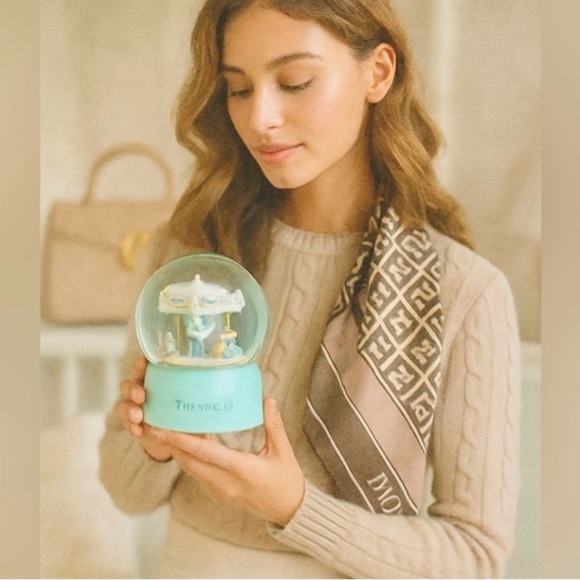 Tiffany & Co. Carousel Musical Snow Globe — Brand New in Box (Novelty Gift) - Picture 5 of 9